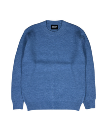BORN SLIPPY（ボーンスリッピー）の「Soft Hachi Cushion Round Knit (Blue)（ニット/セーター）」