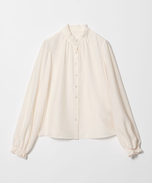 Steven Alan(スティーブンアラン)の「<Steven Alan>フリル ブラウス(シャツ/ブラウス・レディース・ネイビー/ナチュラル・S/M)」の11枚目の写真