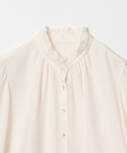 Steven Alan(スティーブンアラン)の「<Steven Alan>フリル ブラウス(シャツ/ブラウス・レディース・ネイビー/ナチュラル・S/M)」の13枚目の写真