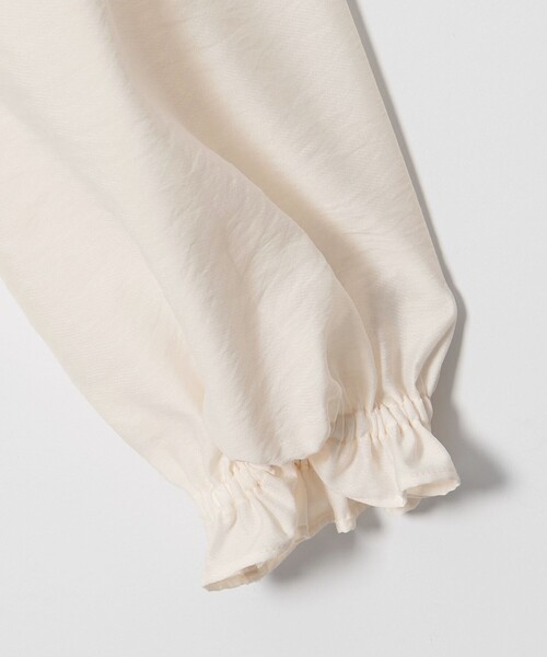 Steven Alan(スティーブンアラン)の「<Steven Alan>フリル ブラウス(シャツ/ブラウス・レディース・ネイビー/ナチュラル・S/M)」の14枚目の写真