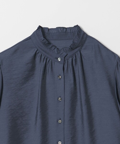 Steven Alan(スティーブンアラン)の「<Steven Alan>フリル ブラウス(シャツ/ブラウス・レディース・ネイビー/ナチュラル・S/M)」の18枚目の写真