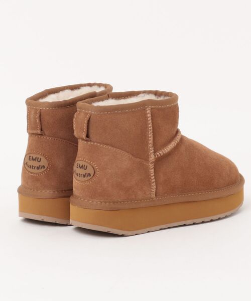 EMU Australia（エミューオーストラリア）の「Platform Micro Wool 2.0（ブーツ・レディース・ベージュ/ブラック/グレー・5/6/7/8）」の4枚目の写真
