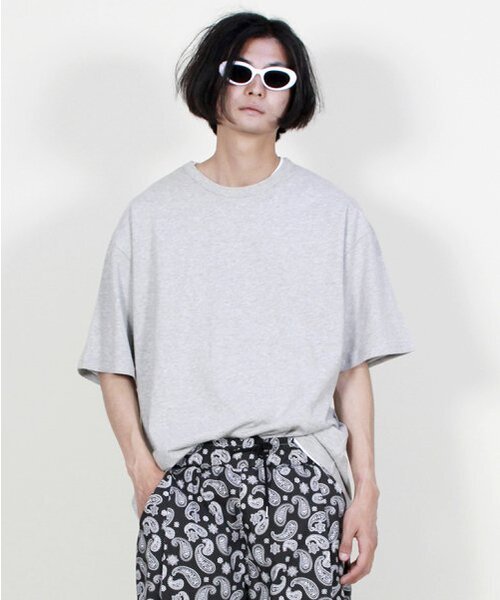 DEMARC(ドゥマーク)の「ボックスフィット半袖Tシャツグレー(Tシャツ/カットソー・メンズ・その他・LARGE/MEDIUM)」の5枚目の写真