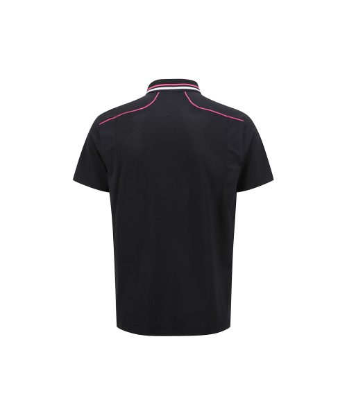 ANEW GOLF（アニューゴルフ）の「MEN SM KNIT COLLAR SHORT T-SHIRT_BK（ポロシャツ・メンズ・その他・LARGE/X-LARGE/XX-LARGE/XXX-LARGE/MEDIUM）」の2枚目の写真