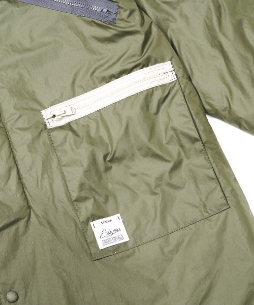 STIGMA(スティグマ)の「ZIPPER OVERSIZED FISHTAIL PARKA KHAKI(ミリタリージャケット・メンズ・その他・LARGE/X-LARGE)」の7枚目の写真