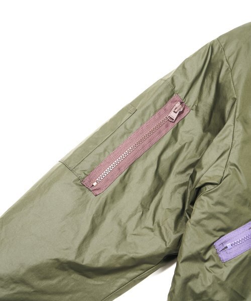 STIGMA(スティグマ)の「ZIPPER OVERSIZED FISHTAIL PARKA KHAKI(ミリタリージャケット・メンズ・その他・LARGE/X-LARGE)」の9枚目の写真