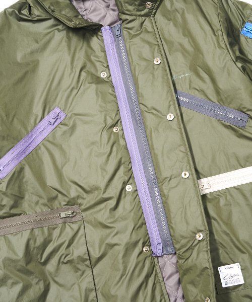 STIGMA(スティグマ)の「ZIPPER OVERSIZED FISHTAIL PARKA KHAKI(ミリタリージャケット・メンズ・その他・LARGE/X-LARGE)」の12枚目の写真