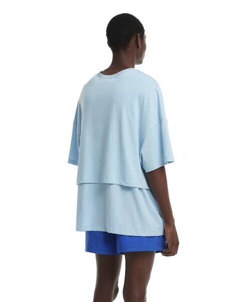 TRUNK PROJECT（トランクプロジェクト）の「Layered T-Shirt_Blue（Tシャツ/カットソー・メンズ・ブルー・MEDIUM/SMALL/LARGE）」の2枚目の写真