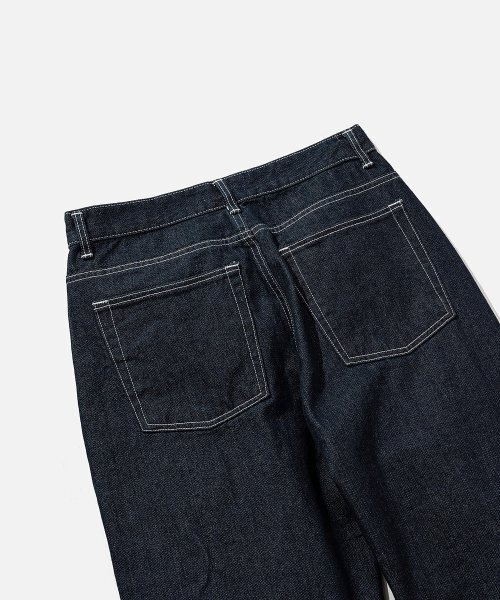 VASTIC(バスティック)の「フロントポケットアンウォッシュデニムパンツ_インディゴ(デニムパンツ・メンズ・その他・LARGE/MEDIUM/X-LARGE)」の6枚目の写真