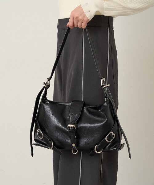 mline（エムライン）の「loti ベルトデザインショルダーBAG（ショルダーバッグ・レディース・アイボリー・ONE SIZE）」の10枚目の写真