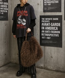 NOLITA LABORATORY | 【 NOLITA / ノリータ 】2WAY フェイクファー ショルダーバッグ 大容量 ふわふわ ボリュームファー ハンドバッグ(ショルダーバッグ)