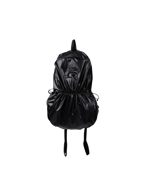 CHOROK STUDIO(チョロクスタジオ)の「Nagaja Peanut Bag #1 (Matt Black)(バックパック/リュック・レディース・ブラック・FREE)」の1枚目の写真