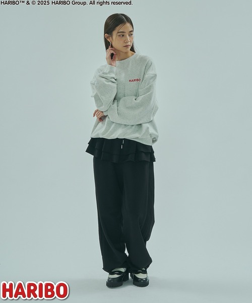 ROSE BUD（ローズバッド）の「ROSEBUD x HARIBO BEAR L/S SWEAT（スウェット・レディース・チャコールグレー/オフホワイト/ブルー・ONE SIZE）」の7枚目の写真