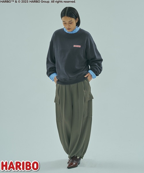 ROSE BUD（ローズバッド）の「ROSEBUD x HARIBO BEAR L/S SWEAT（スウェット・レディース・チャコールグレー/オフホワイト/ブルー・ONE SIZE）」の15枚目の写真