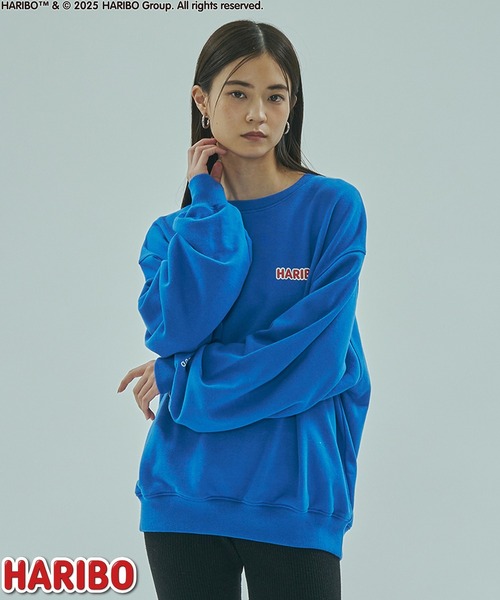 ROSE BUD（ローズバッド）の「ROSEBUD x HARIBO BEAR L/S SWEAT（スウェット・レディース・チャコールグレー/オフホワイト/ブルー・ONE SIZE）」の16枚目の写真