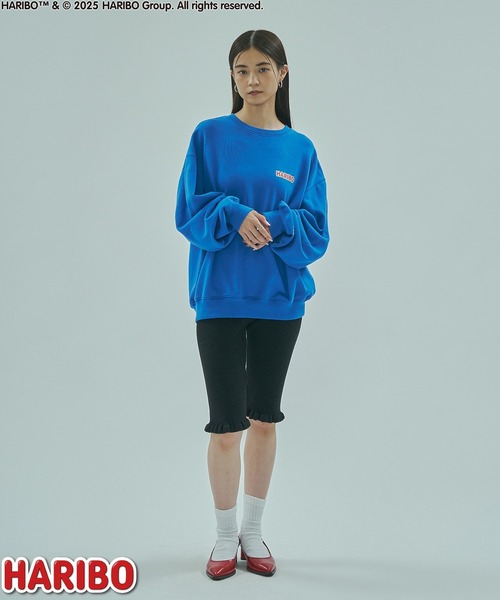 ROSE BUD（ローズバッド）の「ROSEBUD x HARIBO BEAR L/S SWEAT（スウェット・レディース・チャコールグレー/オフホワイト/ブルー・ONE SIZE）」の18枚目の写真