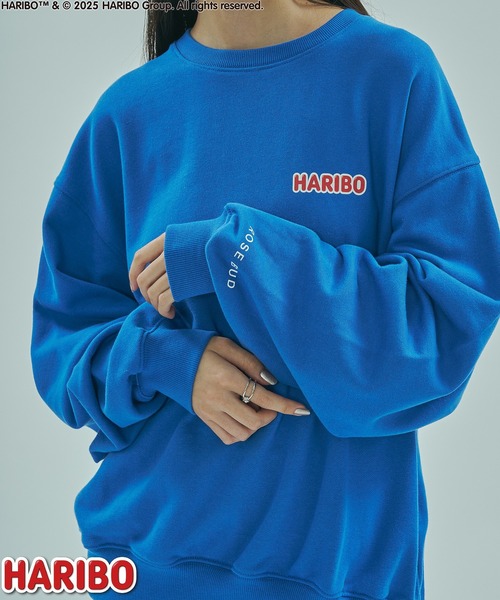 ROSE BUD（ローズバッド）の「ROSEBUD x HARIBO BEAR L/S SWEAT（スウェット・レディース・チャコールグレー/オフホワイト/ブルー・ONE SIZE）」の22枚目の写真