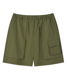 NOMBRE（ノンブレ）の「ユーティリティカーゴバンディングショーツ[カーキ]（その他パンツ）」