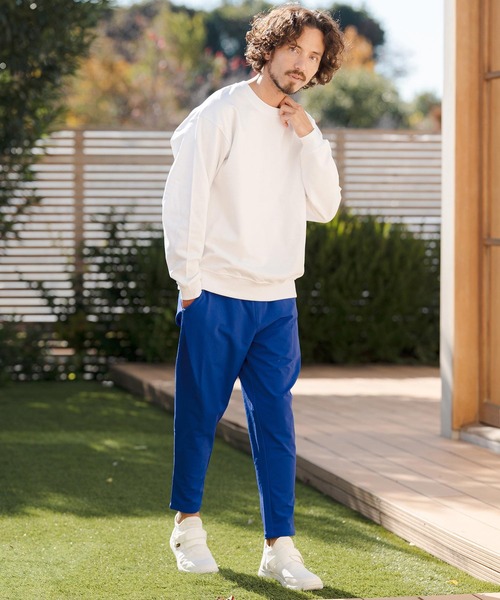 CAMBIO(カンビオ)の「mp14436- Stretch Nylon Tapered Easy Pants テーパードイージーパンツ(S61026cmb)(その他パンツ・メンズ・ブラック/スモークグレー/セージグリーン/ロイヤルブルー・S/M/L)」の8枚目の写真
