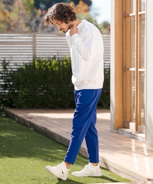 CAMBIO(カンビオ)の「mp14436- Stretch Nylon Tapered Easy Pants テーパードイージーパンツ(S61026cmb)(その他パンツ・メンズ・ブラック/スモークグレー/セージグリーン/ロイヤルブルー・S/M/L)」の9枚目の写真