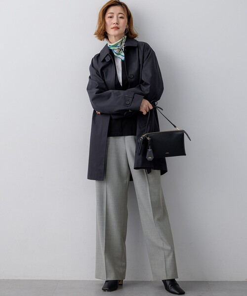 エアータンブラー TCギャバジン ステンカラーコート（ステンカラー