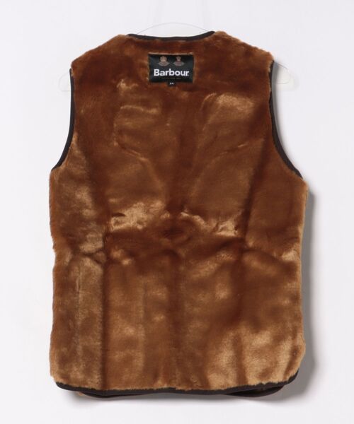 Barbour(バブアー)の「Barbour/バブアー フロントジップ ファー ライナー ベスト(スリム フィット)(ベスト・メンズ・ブラウン・34/36/38/40)」の2枚目の写真