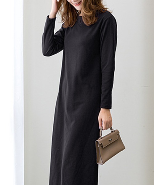 Flugge(フラッジー)の「カットソーワンピース(ワンピース・レディース・ブラック/ブラウン・LARGE/MEDIUM)」の14枚目の写真
