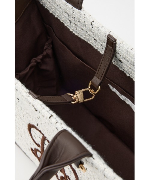 RRロゴツイードトートバッグ 春服（トートバッグ）｜rienda（リエンダ