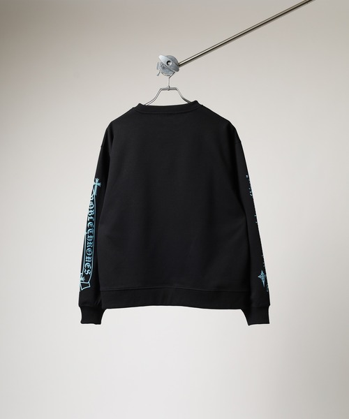 bike star（バイクスター）の「BIKE STAR OLD ENGLISH LOGO PT トレーナー（スウェット・メンズ・ブラック/ブラック系/ホワイト・M/L）」の21枚目の写真