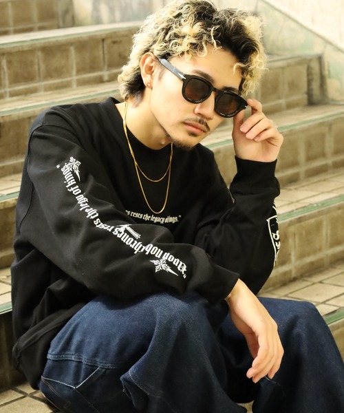 bike star（バイクスター）の「BIKE STAR OLD ENGLISH LOGO PT トレーナー（スウェット・メンズ・ブラック/ブラック系/ホワイト・M/L）」の7枚目の写真