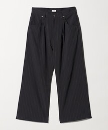 MONKEY TIME（モンキータイム）の「＜JIEDA＞ストライプ ワイド ワンタック パンツ（スラックス）」