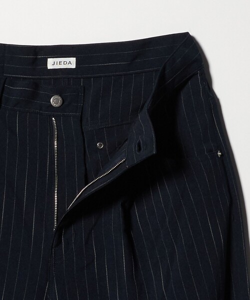 Jieda（ジエダ）の「＜JIEDA＞ストライプ ワイド ワンタック パンツ（スラックス・メンズ・ネイビー/ダークグレー・2/1）」の14枚目の写真