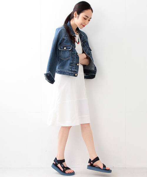 Ray BEAMS（レイビームス）の「◇SUICOKE×Ray BEAMS / 別注 DEPA（サンダル・レディース・ホワイト/ネイビー・6/7/5）」の7枚目の写真