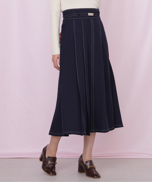 JILL by JILL STUART(ジルバイジルスチュアート)の「<セットアップ対応>ベーシックツイルスカート(スカート・レディース・ネイビー/ベージュ/グレー・MEDIUM/SMALL)」の9枚目の写真