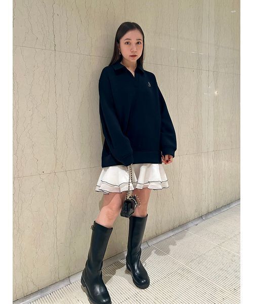 USAGI ONLINE/ZOZOTOWN限定】スキッパーミニワンピース（ワンピース