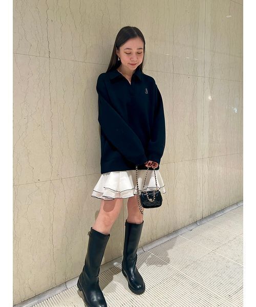 USAGI ONLINE/ZOZOTOWN限定】スキッパーミニワンピース（ワンピース