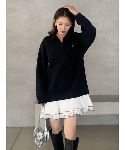 USAGI ONLINE/ZOZOTOWN限定】スキッパーミニワンピース（ワンピース