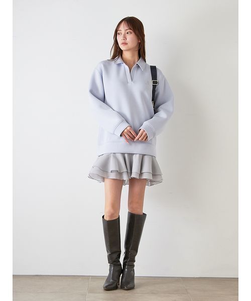 USAGI ONLINE/ZOZOTOWN限定】スキッパーミニワンピース（ワンピース