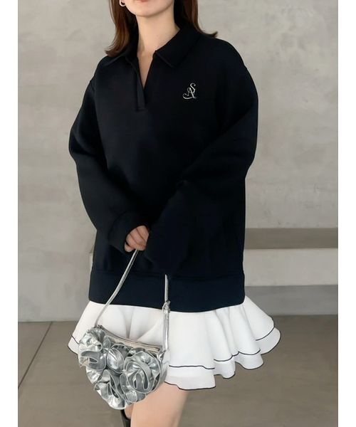 USAGI ONLINE/ZOZOTOWN限定】スキッパーミニワンピース（ワンピース
