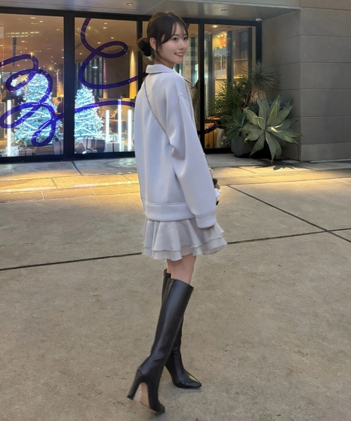 USAGI ONLINE/ZOZOTOWN限定】スキッパーミニワンピース（ワンピース