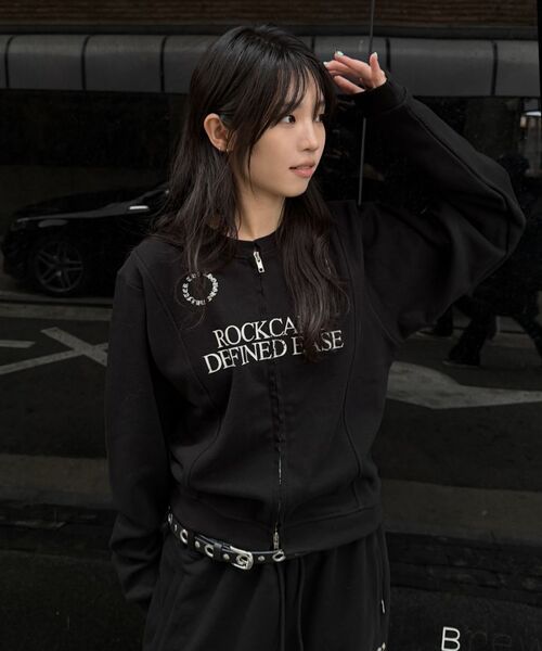 ROCKCAKE（ロックケーキ）の「Washed Cross Lettering 2way Jogger - Black（スウェットパンツ・レディース・その他・S/XS）」の7枚目の写真