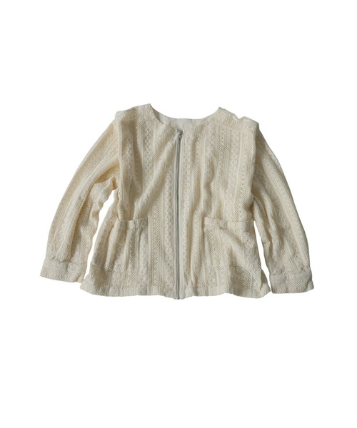 antiqua(アンティカ)の「総レース ブルゾン(ブルゾン・レディース・ブラック/ホワイト・ONESIZE)」の11枚目の写真