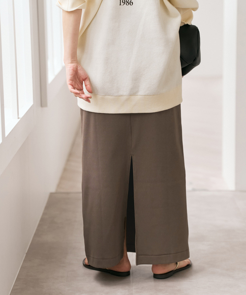 Spick & Span（スピックアンドスパン）の「CO/PEリブタイトスカート（スカート・レディース・ブラック/アイボリー/モカ・38/36）」の22枚目の写真