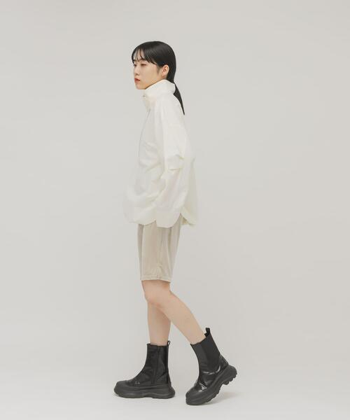 KBF（ケイビーエフ）の「ベロアサイクルパンツ（その他パンツ・レディース・ライトベージュ/ブラック・ONE）」の7枚目の写真