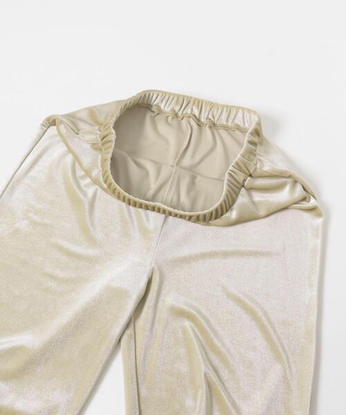 KBF（ケイビーエフ）の「ベロアサイクルパンツ（その他パンツ・レディース・ライトベージュ/ブラック・ONE）」の11枚目の写真