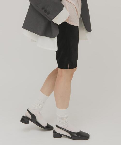 KBF（ケイビーエフ）の「ベロアサイクルパンツ（その他パンツ・レディース・ライトベージュ/ブラック・ONE）」の14枚目の写真