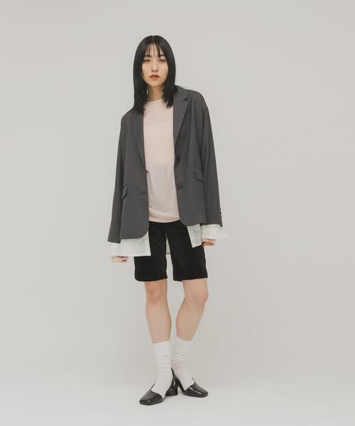 KBF（ケイビーエフ）の「ベロアサイクルパンツ（その他パンツ・レディース・ライトベージュ/ブラック・ONE）」の15枚目の写真