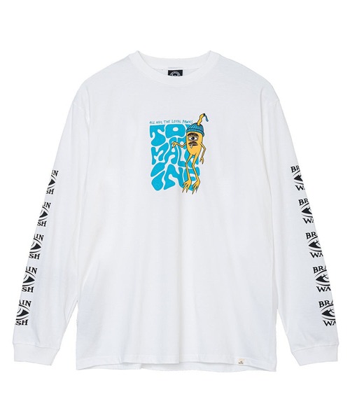 TOY MACHINE(トイ マシーン)の「TM BILLY LONG TEE(Tシャツ/カットソー・メンズ・ホワイト/ブラウン・L/XL/M)」の3枚目の写真