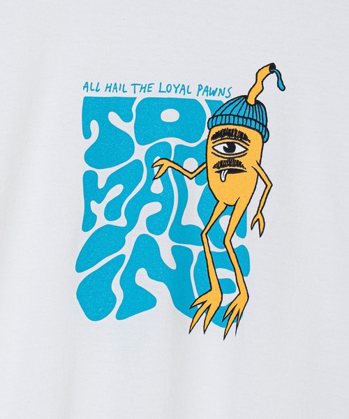 TOY MACHINE(トイ マシーン)の「TM BILLY LONG TEE(Tシャツ/カットソー・メンズ・ホワイト/ブラウン・L/XL/M)」の4枚目の写真