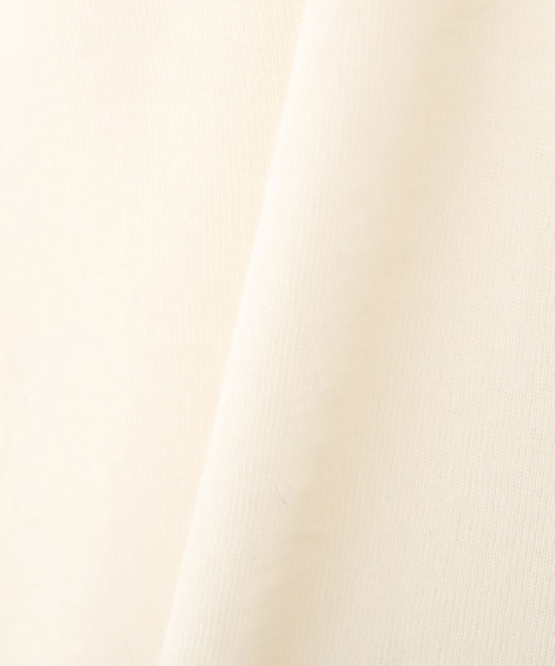 ETRE TOKYO（エトレトウキョウ）の「ウールフライスヘンリーネックプルオーバー（Tシャツ/カットソー・レディース・アイボリー/チャコール/ブルー/ピンク・FREE）」の6枚目の写真